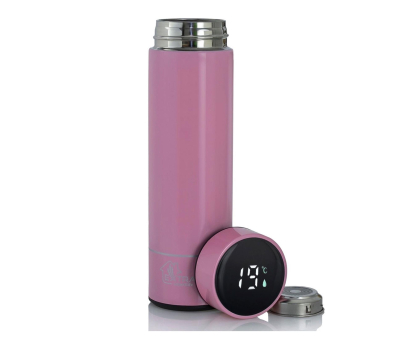 Termos ExtraLink Travel Mug Różowy Kubek termiczny Termos z wyświetlaczem LED